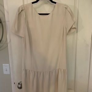 *Host Pick* Gucci Beige S/S Peplum Hem Dress